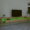 vidaXL TV skř&iacute;ňka s LED osvětlen&iacute;m sonoma dub 290 x 36,5 x 40 cm