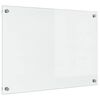 vidaXL Kuchyňská zástěna Transparentní 70 x 50 cm tvrzené sklo