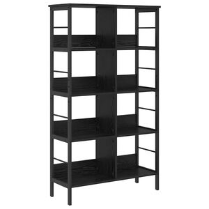 vidaXL Knihovna Čern&yacute; dub 82 x 32 x 144,5 cm kompozitn&iacute; dřevo