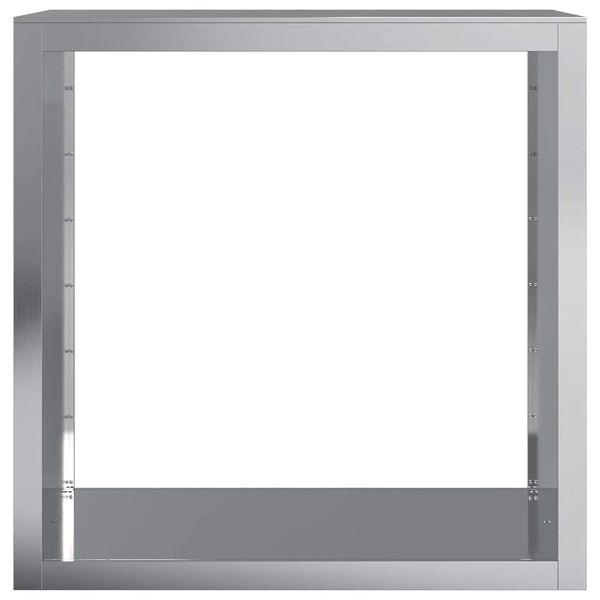 vidaXL Stojan na palivov&eacute; dřevo 100 x 40 x 100 cm pozinkovan&aacute; ocel