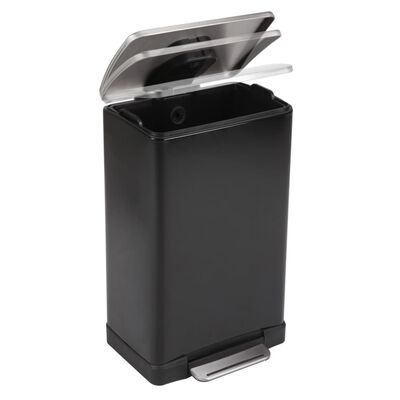 EKO Pedálový odpadkový koš E-Cube 40 l matně černý