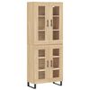 vidaXL Skř&iacute;ň highboard dub sonoma 69,5 x 34 x 180 cm kompozitn&iacute; dřevo
