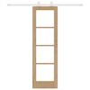 vidaXL Posuvné dveře ORKDAL Přírodní 61 x 198,5 cm