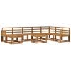 vidaXL Venkovn&iacute; pohovkov&aacute; souprava 9 pcs Př&iacute;rodn&iacute;