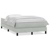 vidaXL Box spring postel s matrac&iacute; světle &scaron;ed&aacute; 120x210 cm samet