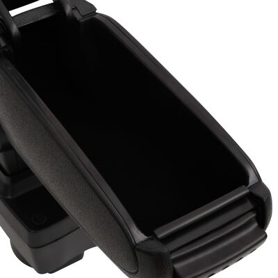 vidaXL Loketní opěrka do auta černá 12 x 32 x (32–49) cm ABS