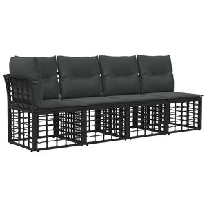 vidaXL 4m&iacute;stn&aacute; zahradn&iacute; pohovka s opěrkou vlevo 4 pcs 4-Počet m&iacute;st
