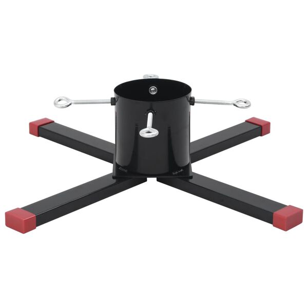 vidaXL Stojan na v&aacute;nočn&iacute; stromek čern&yacute; 61 x 61 x 15,5 cm