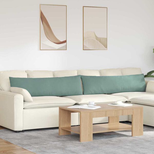 vidaXL Pohovkov&eacute; pol&scaron;t&aacute;ře 2 pcs Mořsk&aacute; zelen&aacute; 145 x 40 cm