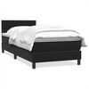vidaXL Box spring postel s matrac&iacute; růžov&aacute; 100x210 cm samet