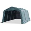 vidaXL Mobiln&iacute; př&iacute;stře&scaron;ek pro zv&iacute;řata PVC 550 g/m&sup2; 3,3x6,4m tm. zelen&yacute;