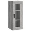vidaXL Skř&iacute;ň highboard &scaron;ed&aacute; sonoma 34,5 x 34 x 180 cm kompozitn&iacute; dřevo