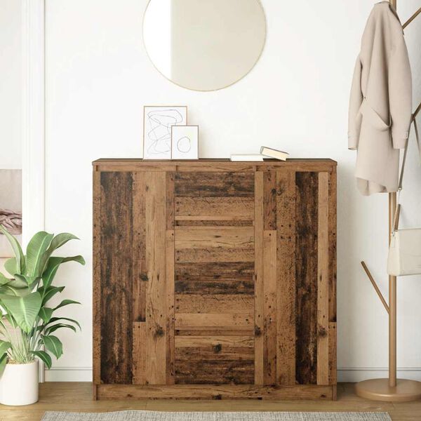 vidaXL Př&iacute;born&iacute;k se z&aacute;suvkami Star&eacute; dřevo kompozitn&iacute; dřevo