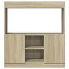 vidaXL Skř&iacute;ň highboard dub sonoma 92 x 33 x 100 cm kompozitn&iacute; dřevo