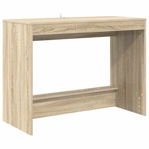 vidaXL Postelov&yacute; stůl Dub sonoma Kompozitn&iacute; dřevo 100 x 45 x 75 cm