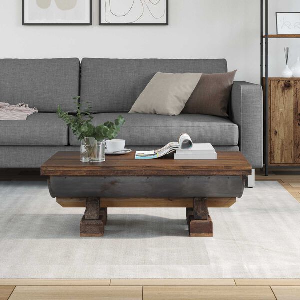 vidaXL Konferenčn&iacute; stolek Př&iacute;rodn&iacute; 90 x 50 x 35 cm dřevo