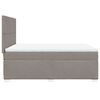 vidaXL Box spring postel s matrac&iacute; taupe 140x190 cm textil