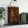 vidaXL Skř&iacute;ň highboard kouřov&yacute; dub 69,5 x 31 x 115 cm kompozitn&iacute; dřevo