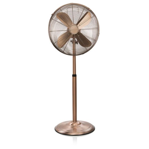 Tristar Retro stojanov&yacute; ventil&aacute;tor VE-5971 50 W 40 cm měděn&yacute;