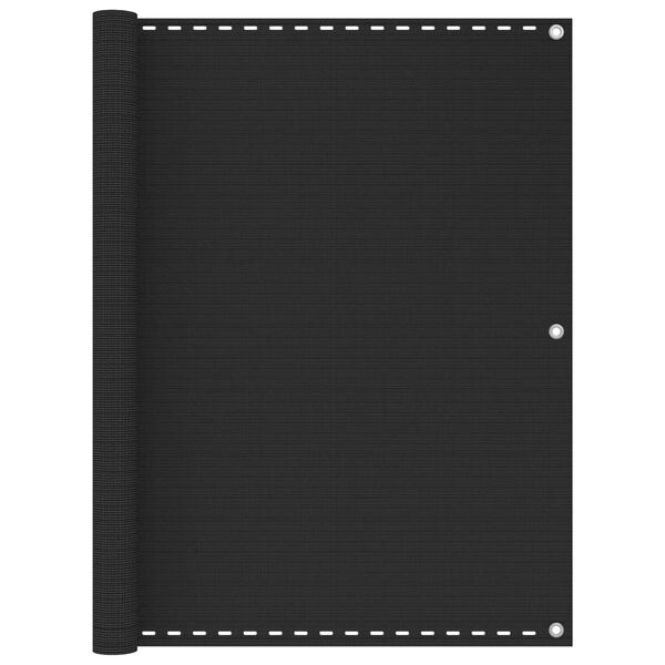 vidaXL Balkonová zástěna antracitová 120 x 600 cm HDPE