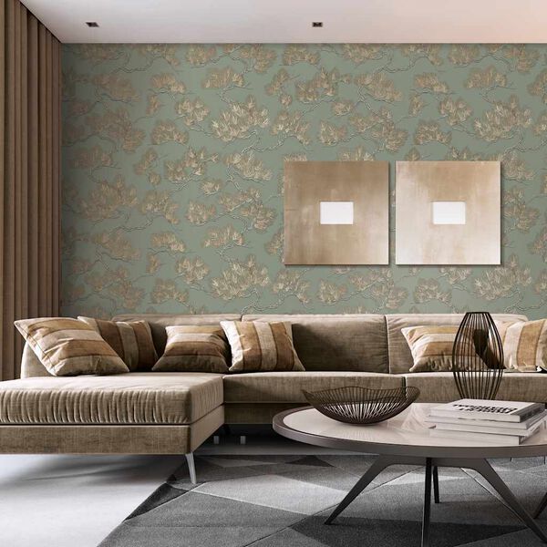 DUTCH WALLCOVERINGS Tapeta borovice zelen&aacute;