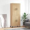 vidaXL Skř&iacute;ň highboard dub sonoma 69,5 x 34 x 180 cm kompozitn&iacute; dřevo