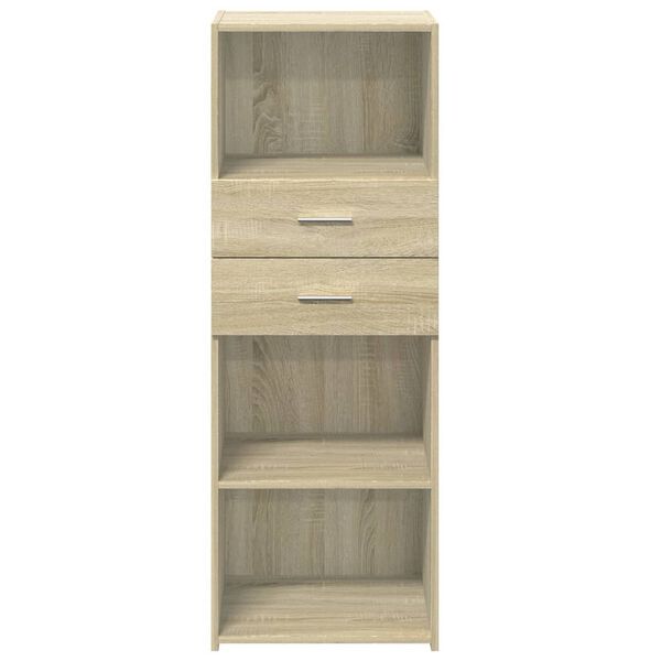vidaXL Skř&iacute;ň highboard dub sonoma 45 x 42,5 x 124 cm kompozitn&iacute; dřevo