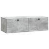 vidaXL N&aacute;stěnn&aacute; TV skř&iacute;ň N&aacute;stěnn&yacute; Betonově &scaron;ed&aacute; 98 x 41 x 30 cm