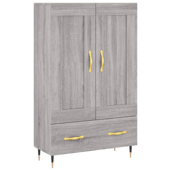 vidaXL Skř&iacute;ň highboard &scaron;ed&aacute; sonoma 69,5 x 31 x 115 cm kompozitn&iacute; dřevo