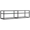 vidaXL TV stolek b&iacute;l&yacute; mramor 160 x 40 x 40,5 cm tvrzen&eacute; sklo
