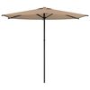 vidaXL Zahradn&iacute; slunečn&iacute;k 270 x 270 cm Polyester Obd&eacute;ln&iacute;kov&yacute; Taupe
