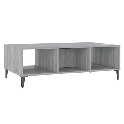 vidaXL Konferenční stolek šedý sonoma 103,5 x 60 x 35 cm dřevotříska