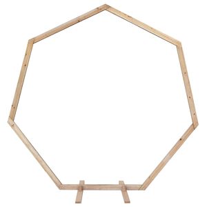 vidaXL Svatebn&iacute; oblouk Světle hněd&aacute; 221 x 92 x 216 cm