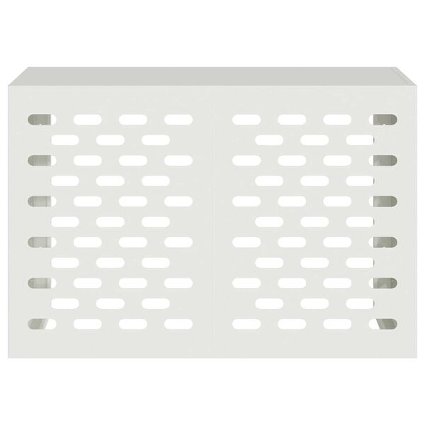 vidaXL Ochrana klimatizace B&iacute;l&aacute; 90 x 40 x 60 cm Ocel