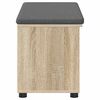 vidaXL Chodbičkov&aacute; lavice s pol&scaron;t&aacute;řem Sonoma dub 80 x 38 x 46 cm