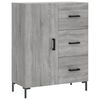vidaXL Skř&iacute;ň highboard &scaron;ed&aacute; sonoma 69,5 x 34 x 180 cm kompozitn&iacute; dřevo