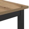 vidaXL stůl Artisanov&yacute; dub 100 x 50 x 90,5 cm Inžen&yacute;rsk&eacute; dřevo a ocel
