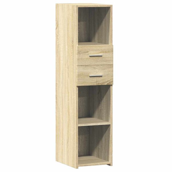 vidaXL Skř&iacute;ň highboard dub sonoma 30 x 42,5 x 124 cm kompozitn&iacute; dřevo