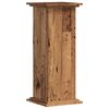 vidaXL Stojan na rostliny old wood 33 x 33 x 80 cm kompozitn&iacute; dřevo