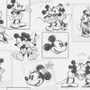 Kids at Home Tapeta Mickey and Minnie skica černob&iacute;l&aacute;