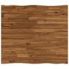 vidaXL Stůl s živ&yacute;m okrajem 90 x 80 x 3,2 cm Obd&eacute;ln&iacute;kov&yacute;