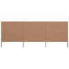 vidaXL 3d&iacute;ln&aacute; z&aacute;stěna proti větru textil 400 x 80 cm taupe