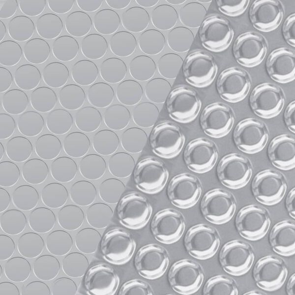 vidaXL Kryc&iacute; plachta na baz&eacute;n stř&iacute;brn&aacute; 300 cm PE