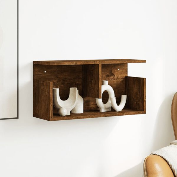 vidaXL N&aacute;stěnn&aacute; skř&iacute;ňka 60 x 20 x 30 cm kouřov&yacute; dub kompozitn&iacute; dřevo