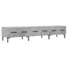 vidaXL TV skř&iacute;ňka betonově &scaron;ed&aacute; 150 x 36 x 30 cm kompozitn&iacute; dřevo
