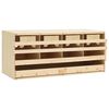 vidaXL Sn&aacute;&scaron;kov&eacute; hn&iacute;zdo 4 boxy 106 x 40 x 45 cm masivn&iacute; borov&eacute; dřevo