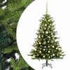 vidaXL Uměl&yacute; v&aacute;nočn&iacute; stromek s v&aacute;nočn&iacute;mi koulemi 150 cm 150 LED