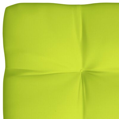 vidaXL Podušky na pohovku z palet 7 ks jasně zelené