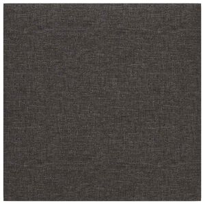 vidaXL N&aacute;stěnn&yacute; čeln&iacute;k 12 ks 30 x 30 cm Tmavě &scaron;ed&aacute; textil
