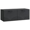 vidaXL N&aacute;stěnn&aacute; TV skř&iacute;ň Čern&aacute; 78,5 x 31 x 30 cm Kompozitn&iacute; dřevo